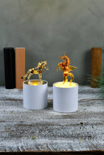 Load image into Gallery viewer, Lampe de Nuit - ZEBRA -Verre de Murano